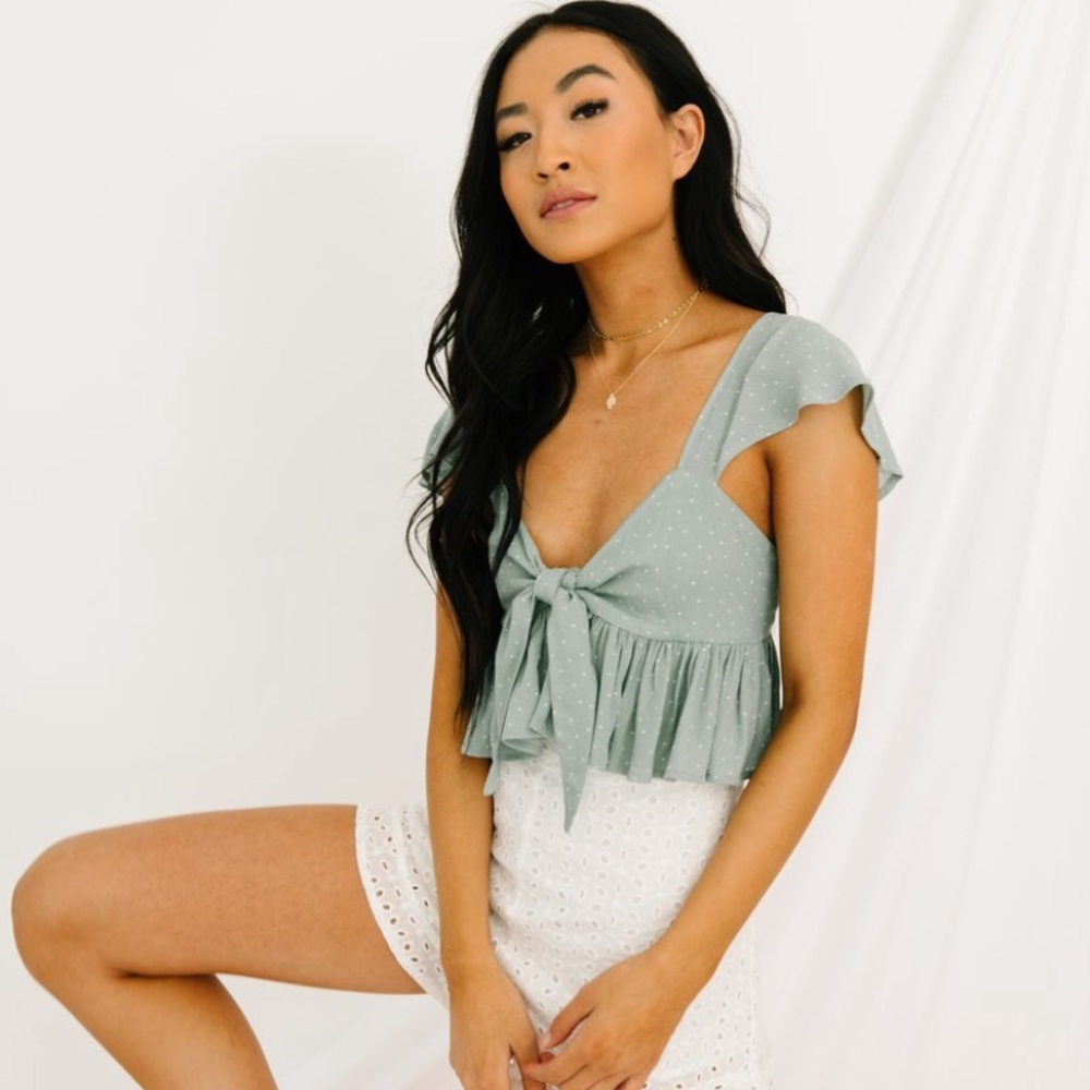 Cute sage top!